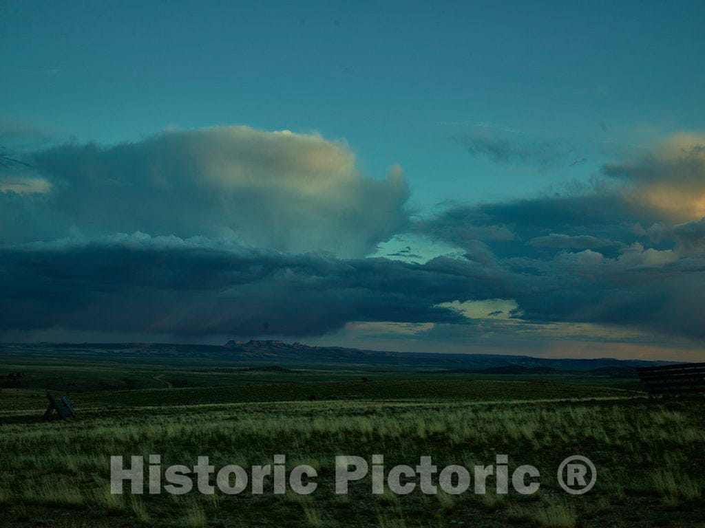Photo- Sunset in South Pass, The Most-Traveled and Most-Trusted Low Valley; Two Nearby Valleys 2 Fine Art Photo Reproduction