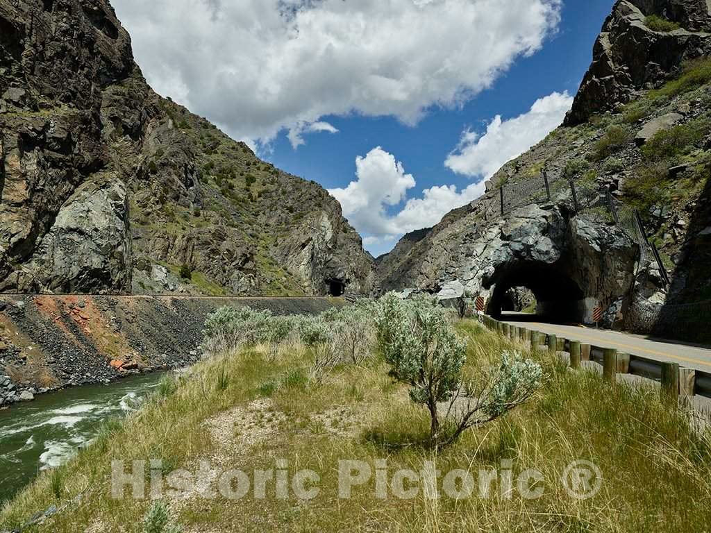 Photo- The Wind River Courses Through The Canyon That Carries its Name and Runs roughly from Shoshoni up to Thermopolis in North-Central Wyoming 5 Fine Art Photo Reproduction