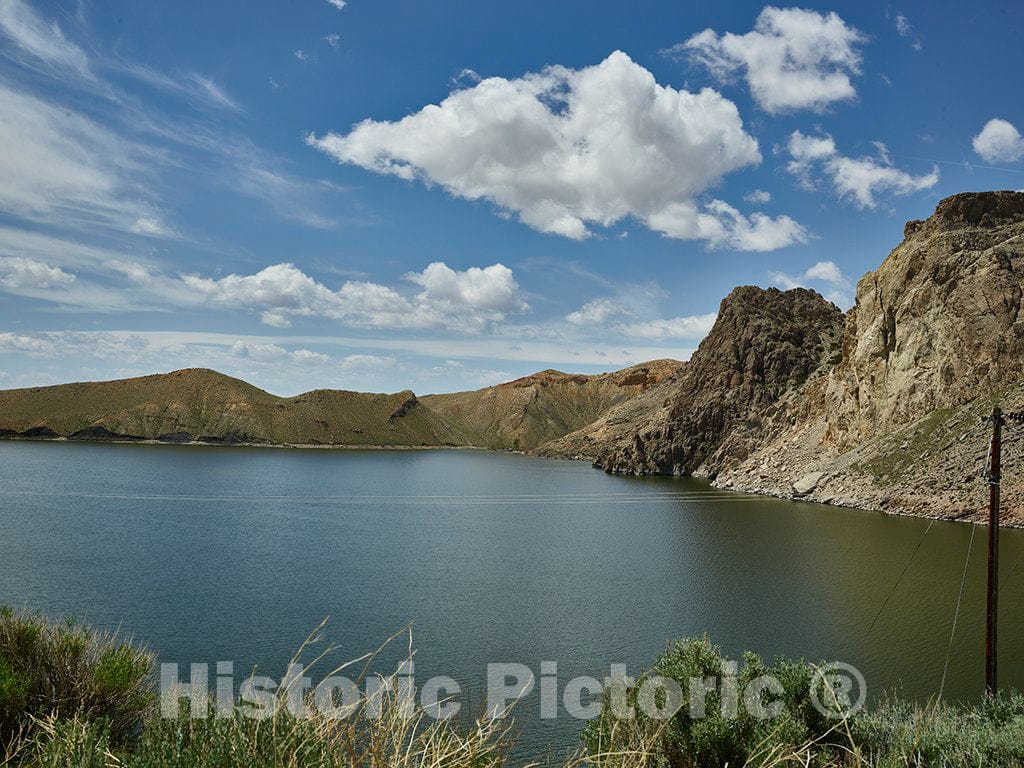 Photo - The Boysen Reservoir, Created by The damming of The Wind River in Fremont County, Wyoming- Fine Art Photo Reporduction