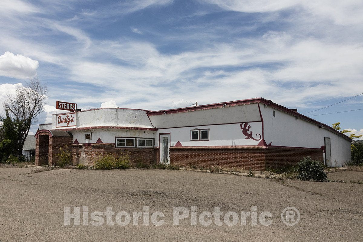 Trinidad, CO Photo - Dusty's Steaks, Once a Prominent Restaurant on Road-