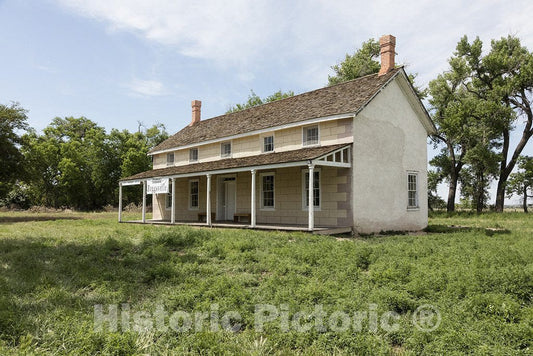 Boggsville, CO Photograph - The Boggs Family Home in Boggsville, a Bent County, Colorado Town Where Carson Died.