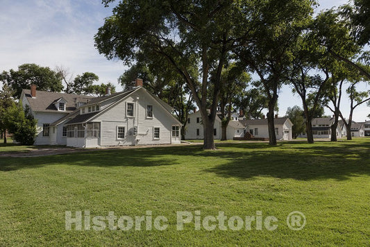 Bent County, CO Photograph - Buildings at New Fort Lyon, which Replaced Another of The Same Name That was Originally Called Fort Wise, on The Prairie in What is Now Bent County, Colorado.