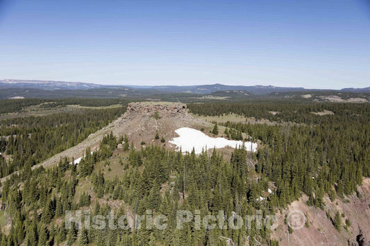 Photo- Aerial View of The Flat Tops Wilderness Area in The Routt and White River National Forests of Colorado 1 Fine Art Photo Reproduction