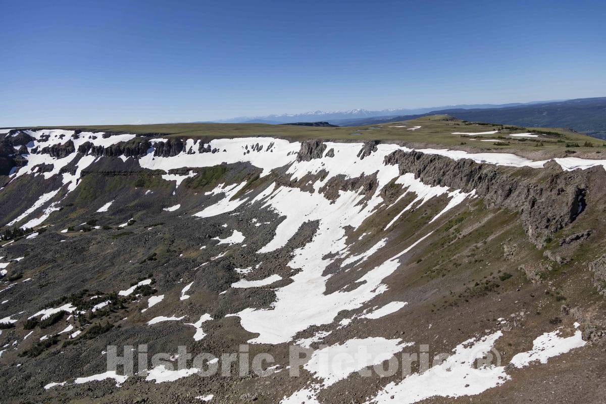 Photo- Aerial View of The Flat Tops Wilderness Area in The Routt and White River National Forests of Colorado 2 Fine Art Photo Reproduction