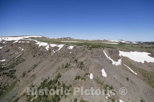 Photo- Aerial View of The Flat Tops Wilderness Area in The Routt and White River National Forests of Colorado 4 Fine Art Photo Reproduction