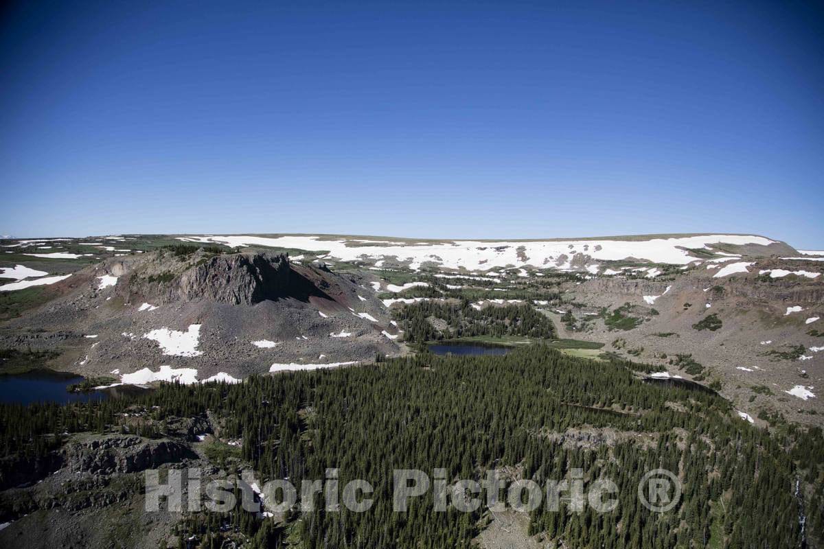 Photo- Aerial View of The Flat Tops Wilderness Area in The Routt and White River National Forests of Colorado 5 Fine Art Photo Reproduction