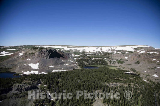 Photo- Aerial View of The Flat Tops Wilderness Area in The Routt and White River National Forests of Colorado 5 Fine Art Photo Reproduction