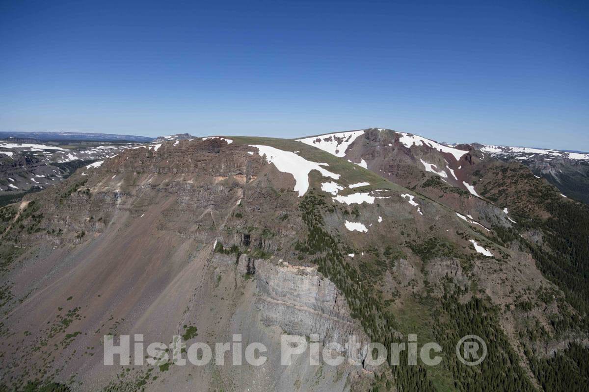 Photo- Aerial View of The Flat Tops Wilderness Area in The Routt and White River National Forests of Colorado 7 Fine Art Photo Reproduction