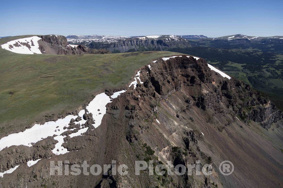 Photo- Aerial View of The Flat Tops Wilderness Area in The Routt and White River National Forests of Colorado 11 Fine Art Photo Reproduction