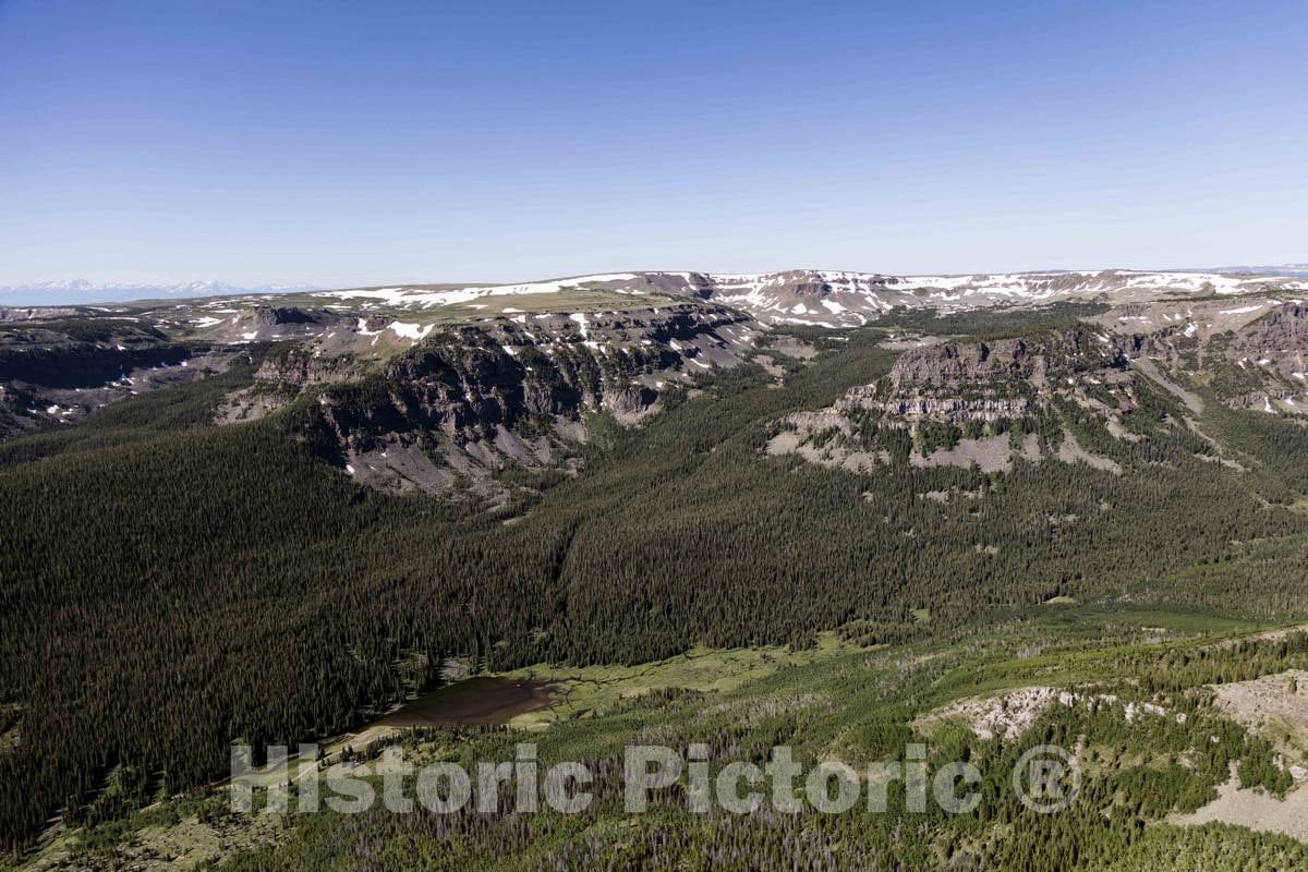 Photo- Aerial View of The Flat Tops Wilderness Area in The Routt and White River National Forests of Colorado 13 Fine Art Photo Reproduction