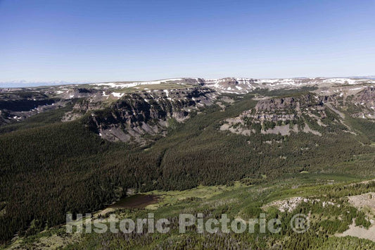 Photo- Aerial View of The Flat Tops Wilderness Area in The Routt and White River National Forests of Colorado 13 Fine Art Photo Reproduction