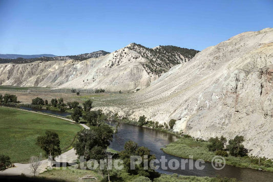 Photo- Aerial View of The Flat Tops Wilderness Area, and The Eagle River, in The Routt and White River National Forests of Colorado 4 Fine Art Photo Reproduction