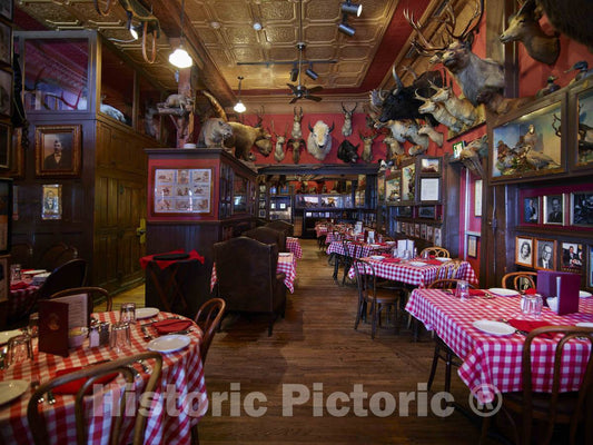 Photo- The Historic, Trophy Head-festooned, Buckhorn Exchange Restaurant, The Oldest Operating Restaurant as of 2016 in Denver, Colorado 1 Fine Art Photo Reproduction