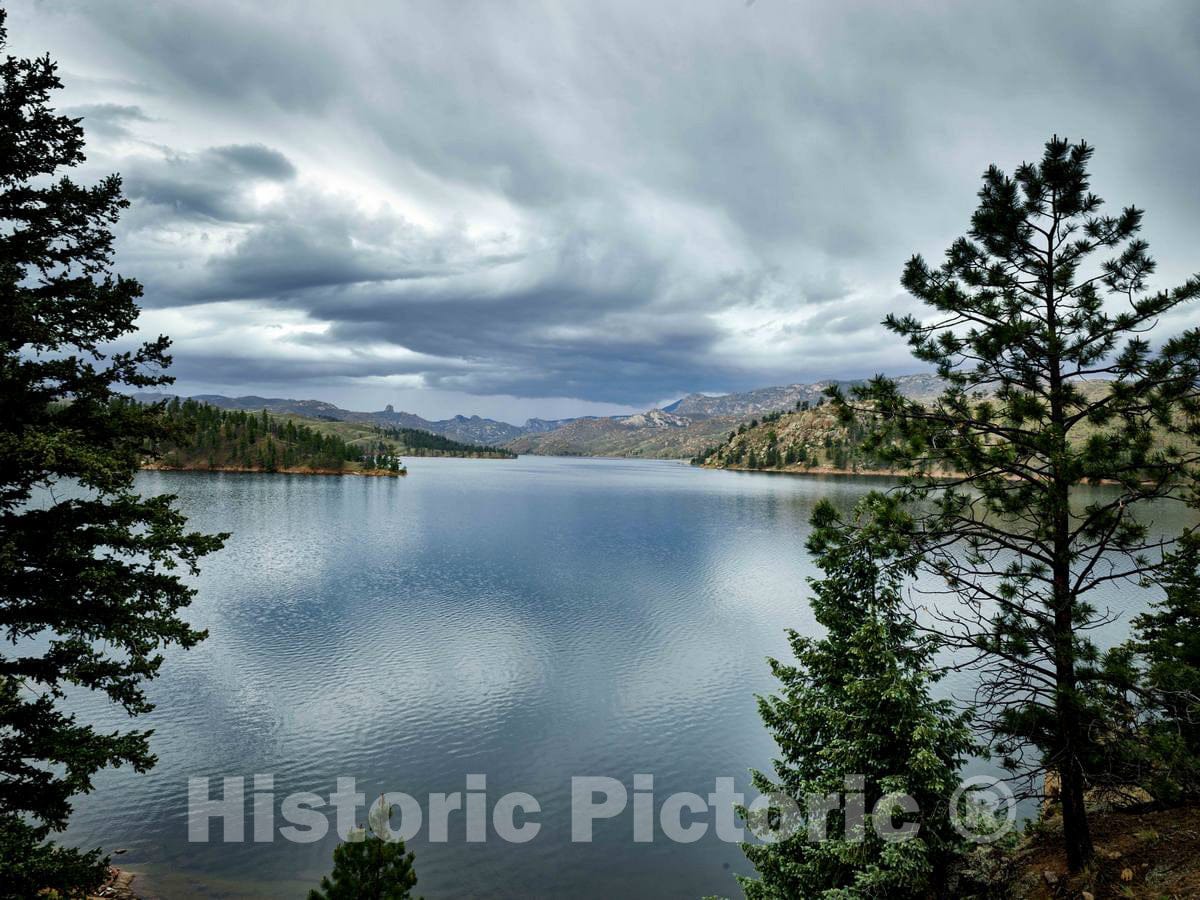 Photo - Cheesman Reservoir in Jefferson County, Colorado, which Supplies a Great Deal of Nearby Denver's Water Supply- Fine Art Photo Reporduction