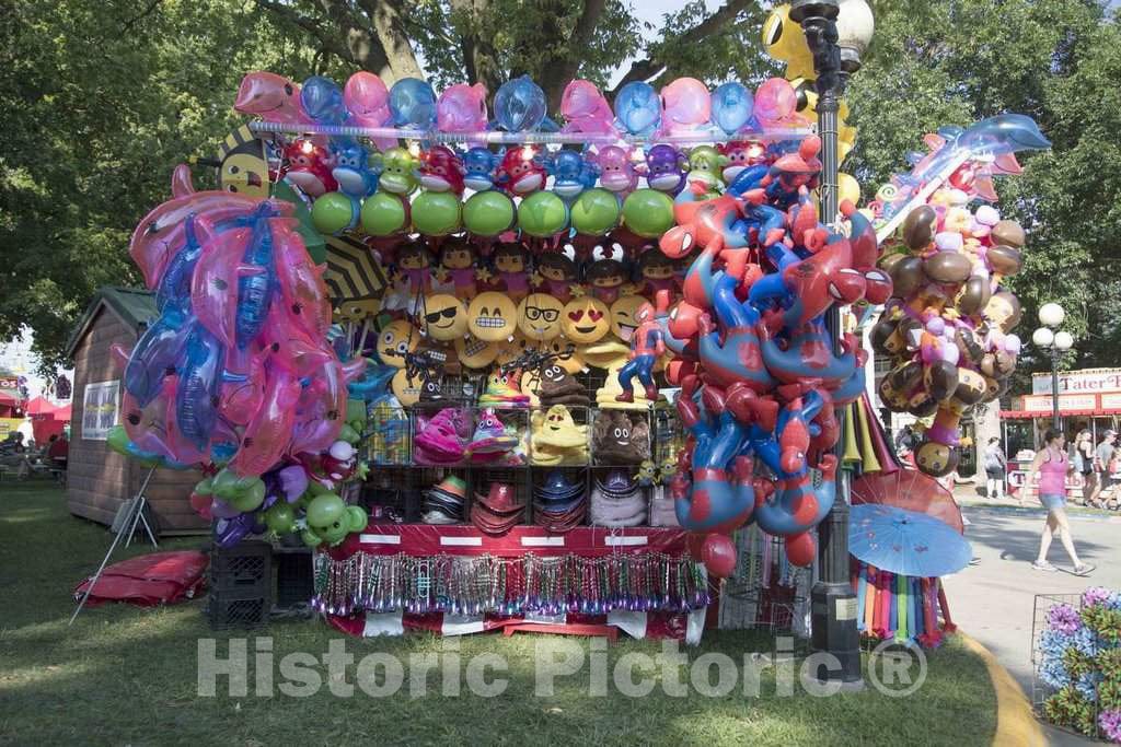 Photo- Enticing Sideshow Booth at The Annual Iowa State Fair in The Capital City of Des Moines 2 Fine Art Photo Reproduction