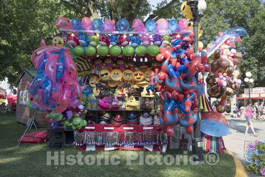 Photo- Enticing Sideshow Booth at The Annual Iowa State Fair in The Capital City of Des Moines 2 Fine Art Photo Reproduction
