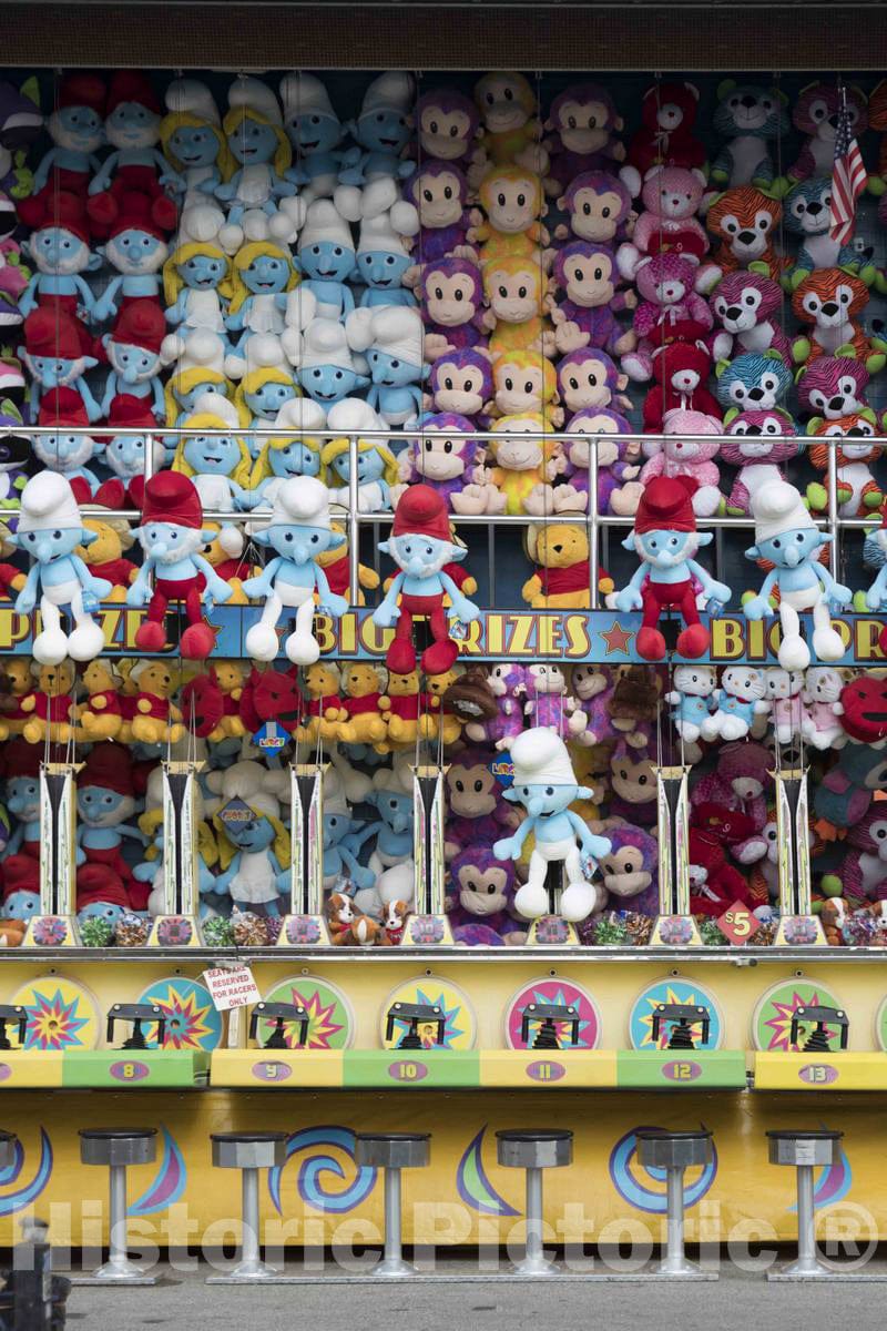 Photo- Enticing Sideshow Booth at The Annual Iowa State Fair in The Capital City of Des Moines 1 Fine Art Photo Reproduction