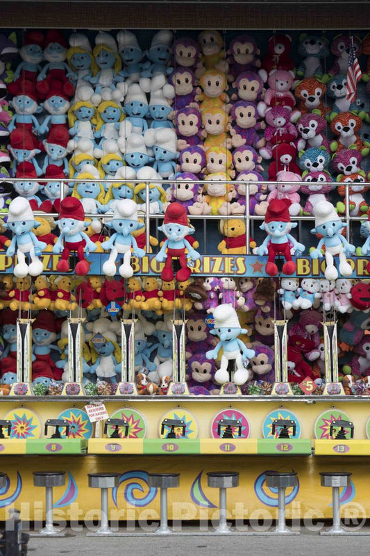 Photo- Enticing Sideshow Booth at The Annual Iowa State Fair in The Capital City of Des Moines 1 Fine Art Photo Reproduction