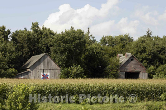 Photo- One of Grundy County Iowa's Many Quilt barns 4 Fine Art Photo Reproduction