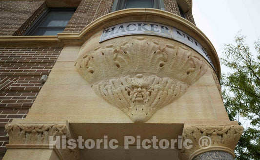 Photo- Detail of The Old Bank Block Building on a Corner of Downtown Decorah, Iowa 1 Fine Art Photo Reproduction
