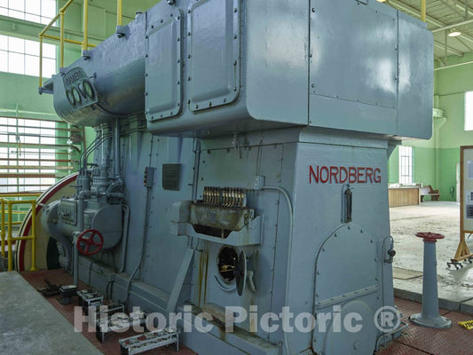 Photo- One of Four generators at The Franklin County REA Power Plant Museum Near Hampton, Iowa 2 Fine Art Photo Reproduction