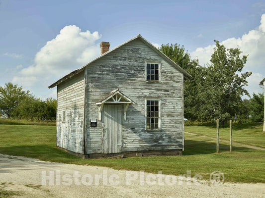 Photo - Small Storage Building in South Amana, one of The Amana Colonies, Seven Villages in Iowa County, Iowa- Fine Art Photo Reporduction
