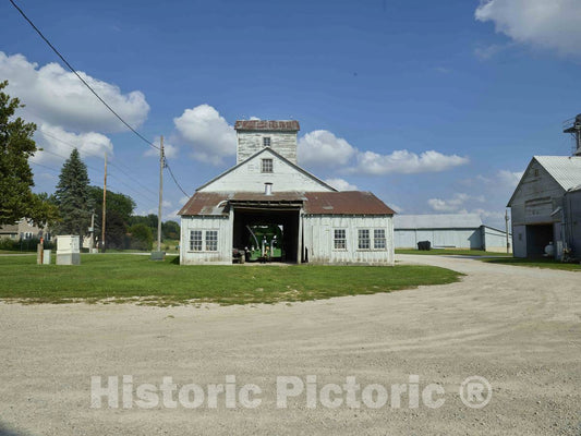 Photo- Barns in Amana, one of The Amana Colonies, Seven Villages in Iowa County, Iowa 1 Fine Art Photo Reproduction