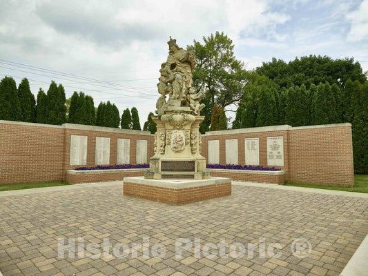 Photo - Statue of Saint Wenceslaus, in The Exact proportions of The More Famous one in Prague, Czech Republic, in The Czech Heritage Park in Cedar Rapids, Iowa