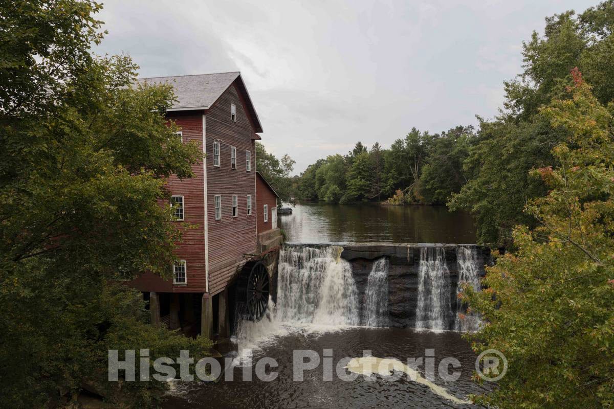 Photo - at Dells Mill, a Gristmill Built on Bridge Creek in 1864 That Operated Until 1968 in The Eau Claire County, Wisconsin, Town of Augusta- Fine Art Photo Reporduction