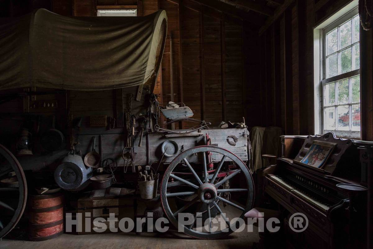 Photo- Milling Machinery Inside Dells Mill, a Gristmill Built on Bridge Creek in 1864 That Operated Until 1968 in The Eau Claire County, Wisconsin, Town of Augusta 3