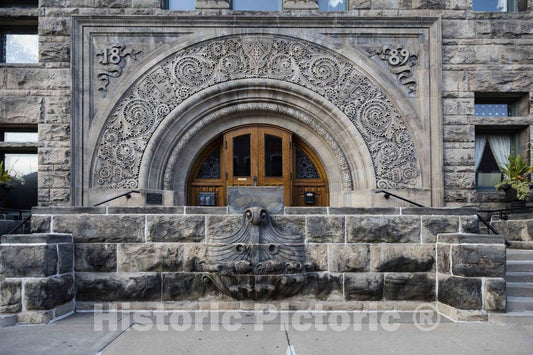 Photograph - Detail of The Mabel Tainter Center for The Arts, Originally Known as The Mabel Tainter Memorial Building, in Menomonie, Wisconsin 2