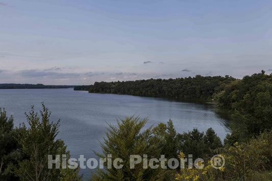 Photo- A view of Lake Menomin in Menomonie, Wisconsin 1 Fine Art Photo Reproduction