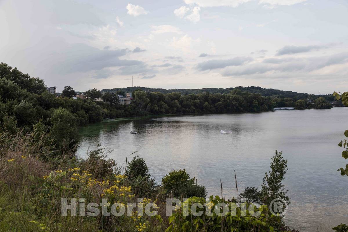 Photo- A View of Lake Menomin in Menomonie, Wisconsin 2 Fine Art Photo Reproduction