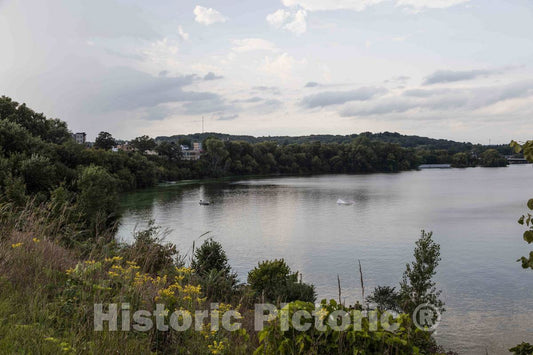 Photo- A View of Lake Menomin in Menomonie, Wisconsin 2 Fine Art Photo Reproduction