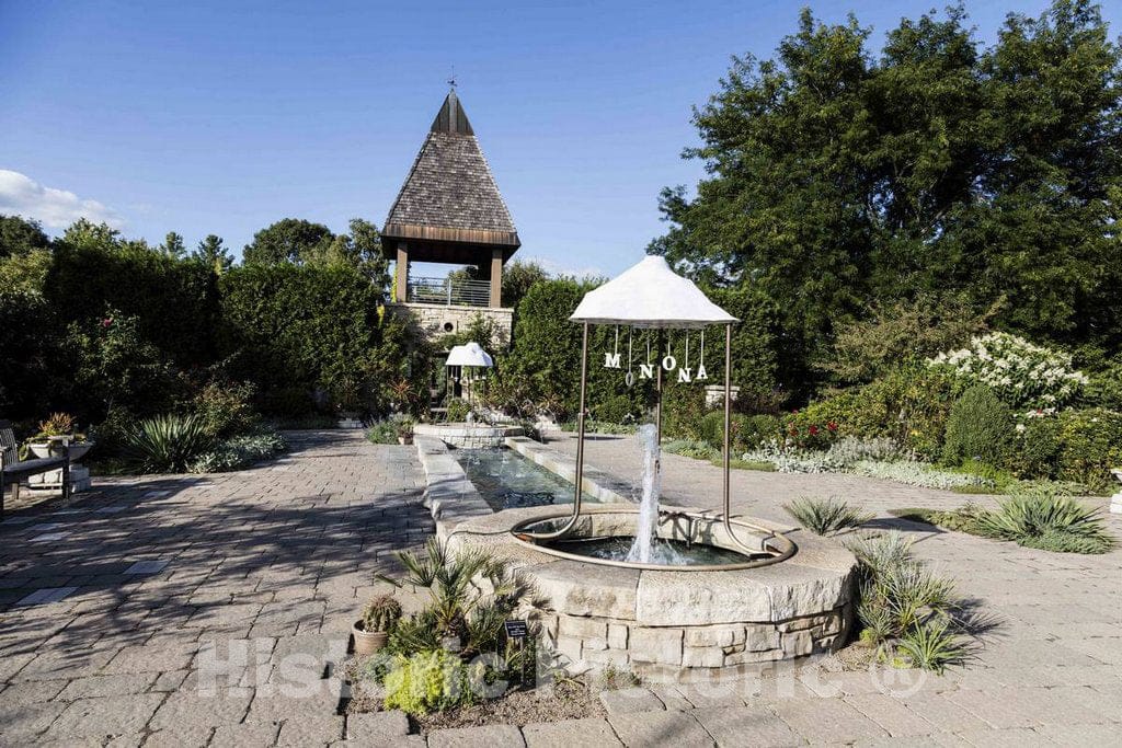 Photo- A portion of the Olbrich Botanical Gardens in Madison, Wisconsin's capital city 2 Fine Art Photo Reproduction