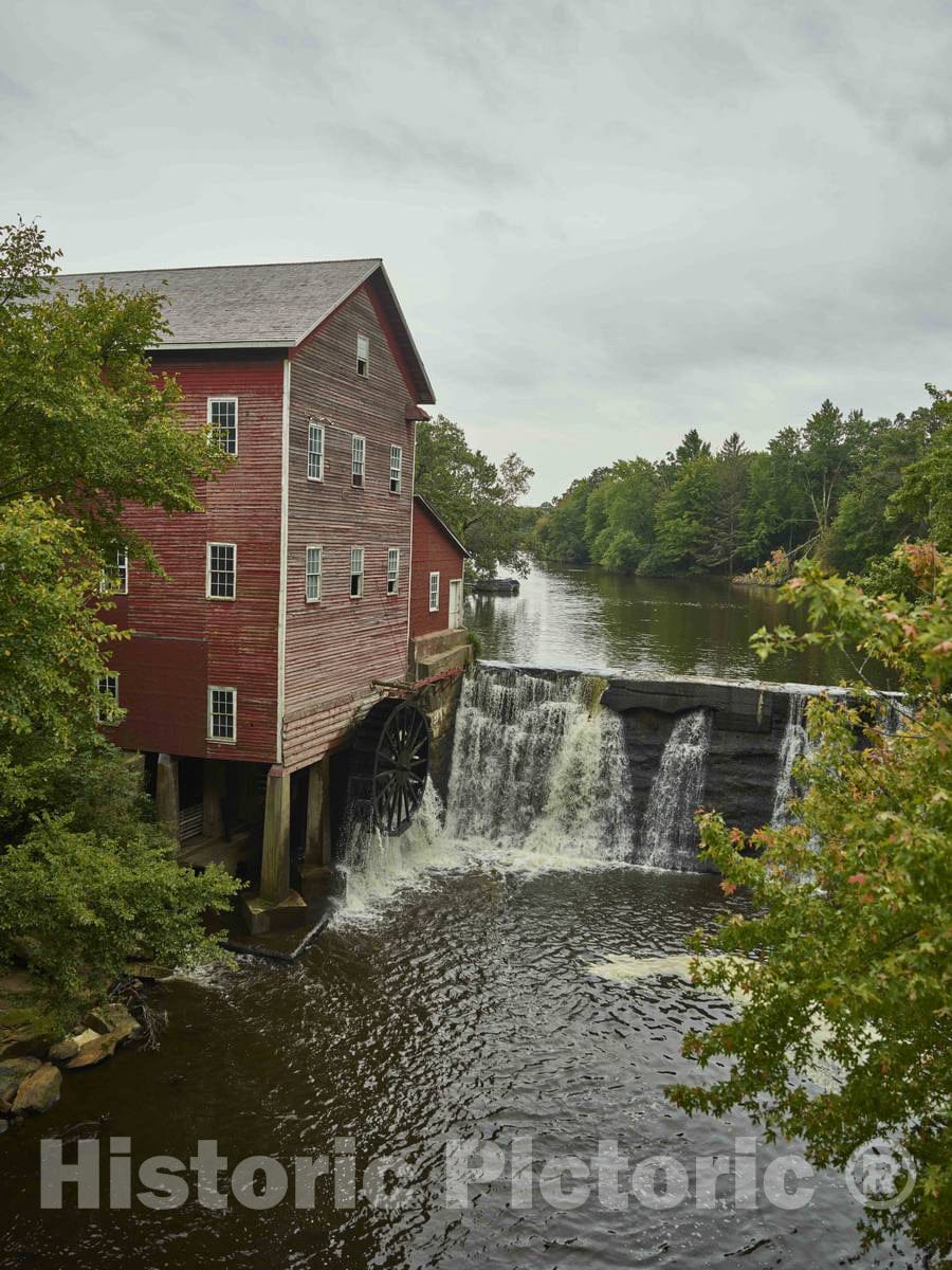 Photo- Dells Mill, a Gristmill Built on Bridge Creek in 1864 That Operated Until 1968 in The Eau Claire County, Wisconsin, Town of Augusta 1 Fine Art Photo Reproduction