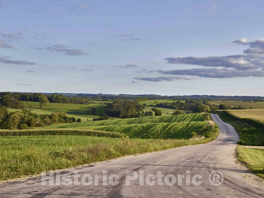 Photo- Rural Scene in Sauk County, Wisconsin 3 Fine Art Photo Reproduction