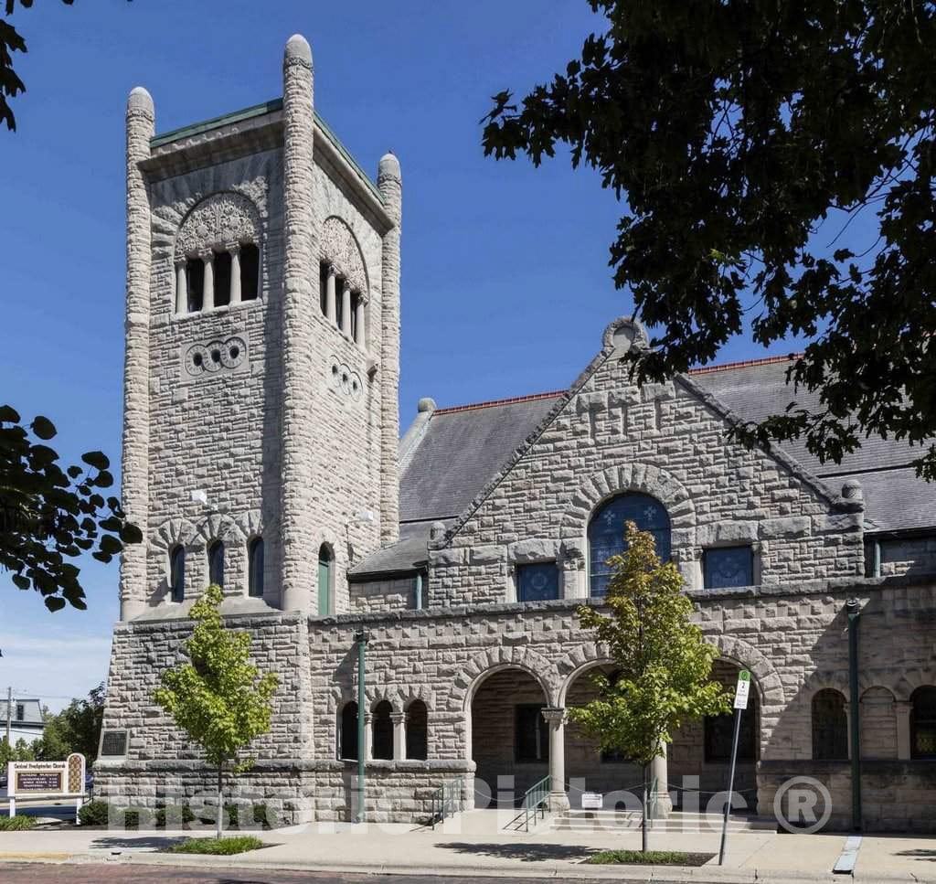 Photo - Central Presbyterian Church in Lafayette, Indiana- Fine Art Photo Reporduction