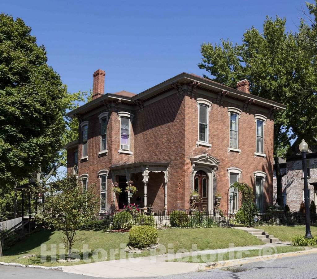 Photo - A stately home in Lafayette, Indiana- Fine Art Photo Reporduction