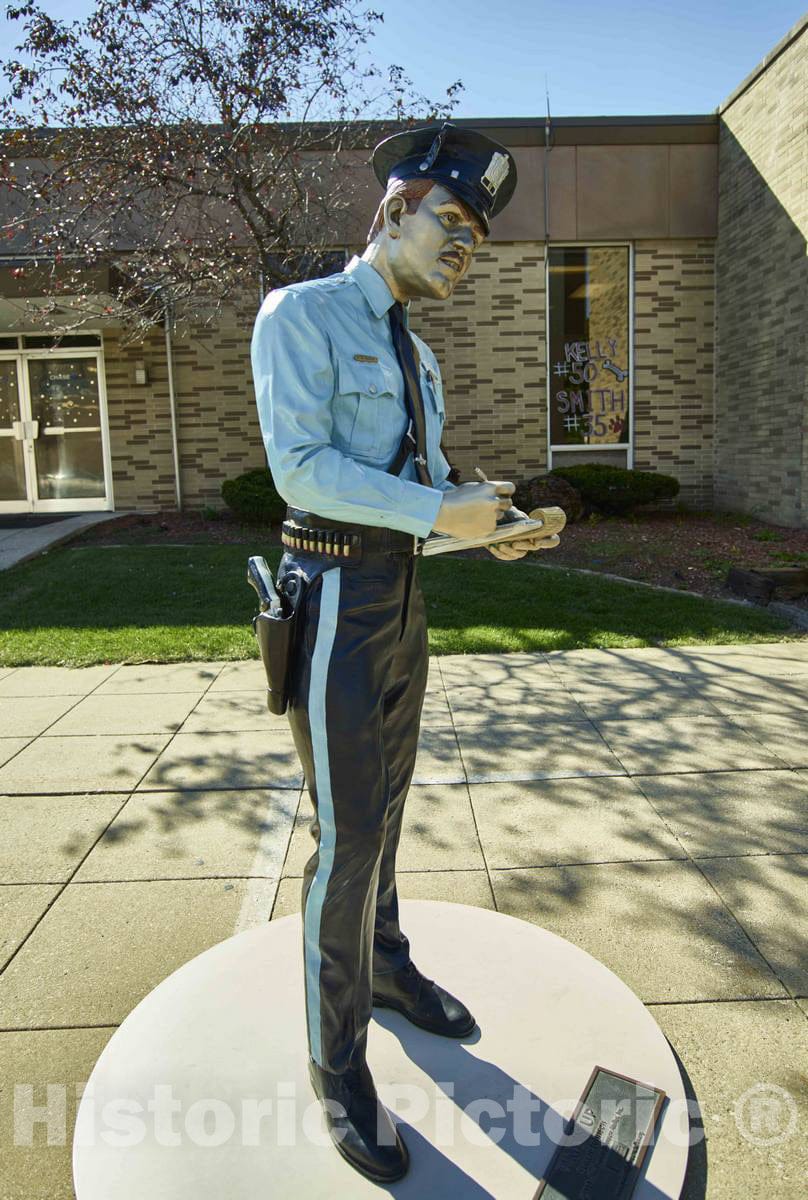 Photo - Citizens with Nearby Expired Parking Meters in Crown Point, Indiana- Fine Art Photo Reporduction