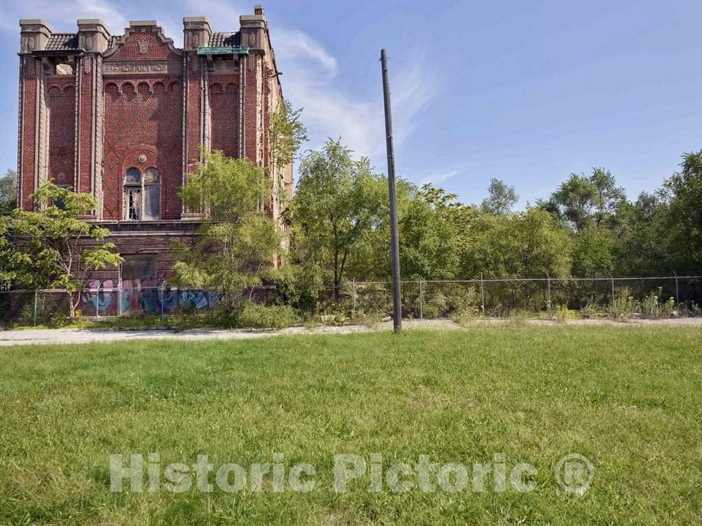 Photo - The Long-Abandoned Municipal Auditorium in Gary, Indiana, one of America's Most economically Distressed Cities- Fine Art Photo Reporduction