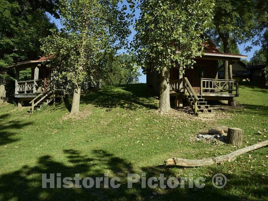 Photo- Adams Mill, a Sawmill as Well as a Gristmill Built Along Wildcat Creek in Carroll County, Indiana, in 1845-46, by Pennsylvania Emigrant John Adams 2 Fine Art Photo