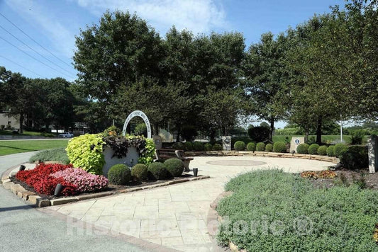 Photo- at Wicker Memorial Park in Highland, Indiana, is a Floral Tribute to Those who Fought and Died for The United States in Wartime 1 Fine Art Photo Reproduction