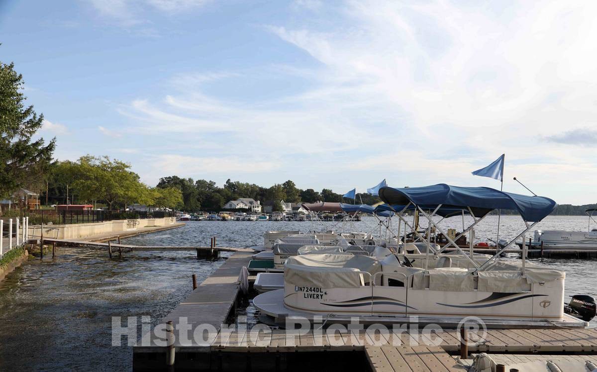 Photo - Marina on Lake Michigan in La Porte, in LaPorte County, Indiana- Fine Art Photo Reporduction