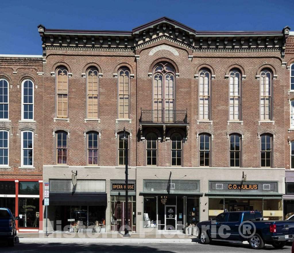 Photo - This building in Delphi, Indiana, was designed by a"Mr. Cook" of nearby Lafayette and built in 1864 for merchants Joseph Assion and John Ruffing