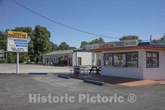Photo - The Dari-ette, not Dairy-ette, ice-Cream Stand in Bainbridge, Indiana- Fine Art Photo Reporduction