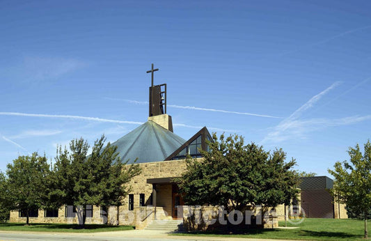Photo - St. Bartholomew Catholic Church, Built in 2002 in Columbus, a South-Central Indiana City That has Become a Destination for fine Art and Architecture Lovers