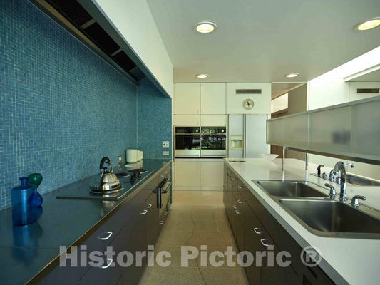 Photo- Part of The Kitchen at The Miller House, considered a Modern-architecure gem Designed by Finnish-American Architect Eero Saarinen and Completed in 1957 in Columbus 4