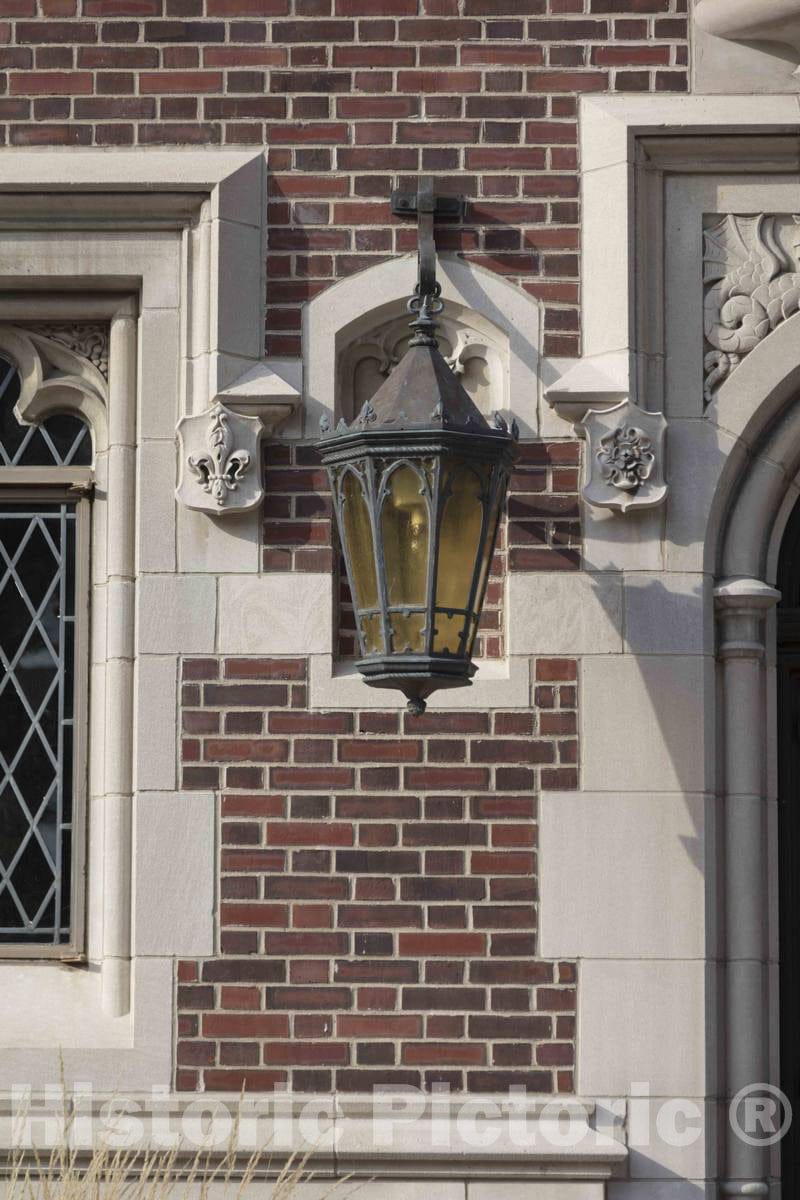 Photo- Architectural Details of The Lucinda Hall Welcome Center Building at Ball State University in Muncie, Indiana 1 Fine Art Photo Reproduction