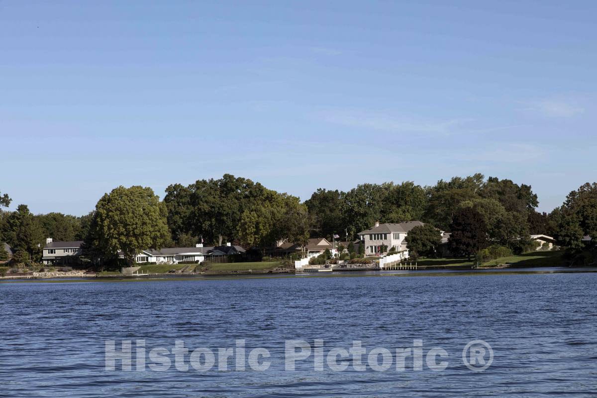 Photo - Scene Along The St. Joseph River in Elkhart, Indiana- Fine Art Photo Reporduction